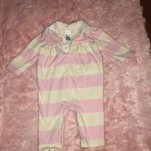 Pink and off white all in one